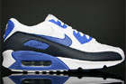 Nike Air Max 90 White Varsity Royal Obsidian Nike Air Max 90 White Varsity Royal Obsidian