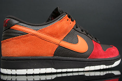 nike dunk red and orange