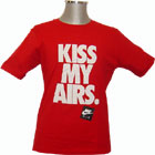 Nike Kiss My Airs Tee "Sport Red"