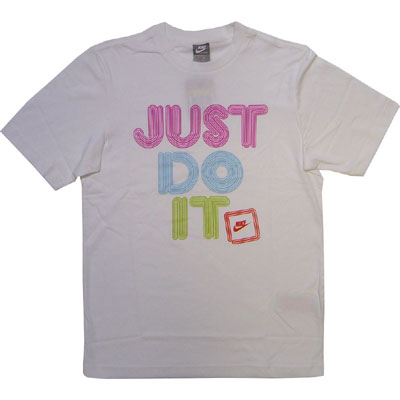 Nike Just Do It Tee Weiss
