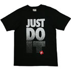 Nike Just Do It Tee Speckled Black Nike Just Do It Tee Speckled Black