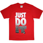 Nike Just Do It Tee Speckled Red Nike Just Do It Tee Speckled Red
