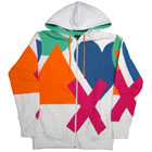 Panuu Zip Hoody Bay White Pink Panuu Zip Hoody Bay White Pink