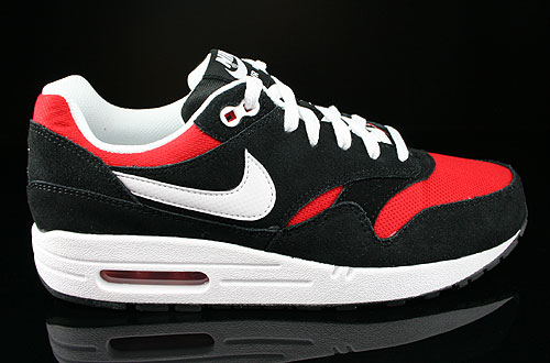 Nike Air Max 1 GS Schwarz Weiss Rot Sneakers 555766-004