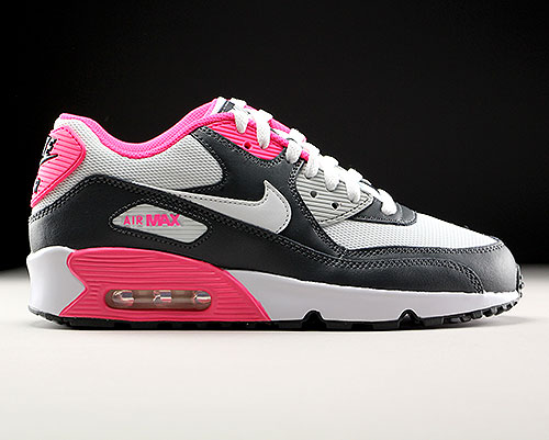 Nike Air Max 90 Mesh GS Anthrazit Weiss Pink 833340-001
