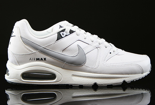Nike Air Max Command Leather Weiss Grau Anthrazit Sneaker 409998-120