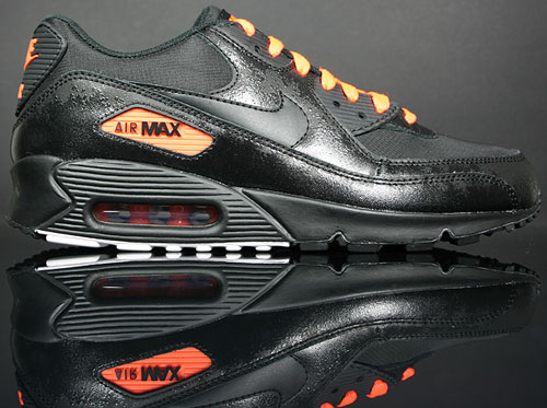 Nike Air Max 90 Premium Schwarz Orange