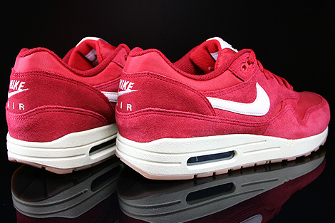 Nike Air Max 1 Essential Gym Red Sail Black 537383-611 - Purchaze