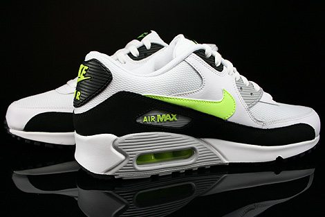 Nike Air Max 90 Essential White Volt Black Wolf Grey 537384-118 - Purchaze