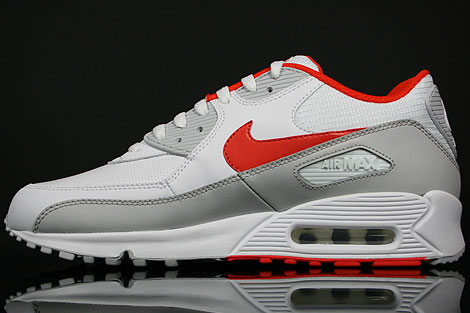 Nike Air Max 90 White Team Orange Neutral Grey 309299-121 - Purchaze