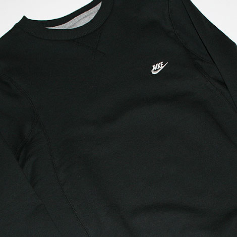Nike Brushed Crew Fleece Sweater Black 259331-010 - Purchaze