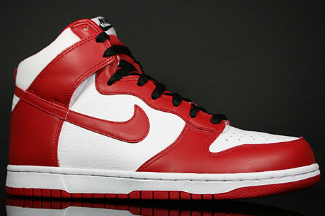 Nike Dunk Hi White Varsity Red Black 317982-162 - Purchaze