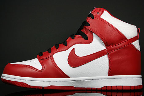 Nike Dunk Hi White Varsity Red Black 317982-162 - Purchaze