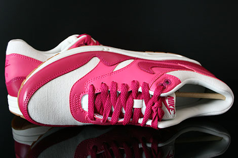 Nike WMNS Air Max 1 Vintage Fuchsia Pink Weiss Braun Oberschuh