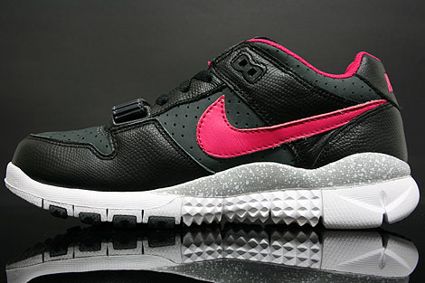 Nike Trainer Dunk Low Anthracite Cerise Seitendetail